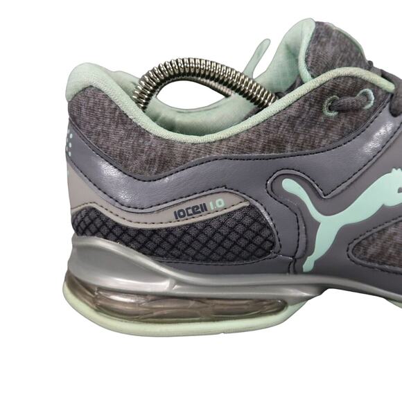 Puma Shoes Womens 9 Athletic Cell Sneakers Trainers Running Active Comfort Grey - Picture 3 of 13